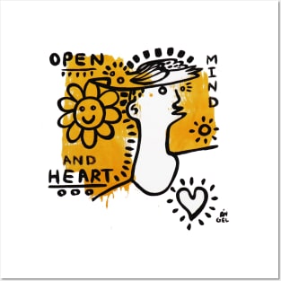 open mind Posters and Art